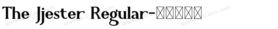 The Jjester Regular字体转换